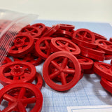 Co2 Dragster Wheels - Hobby Wheels for Miniature Cars and Educational Project Kits using 1/8" Axles - Co2 Dragster Product Line - Activity Based Supplies